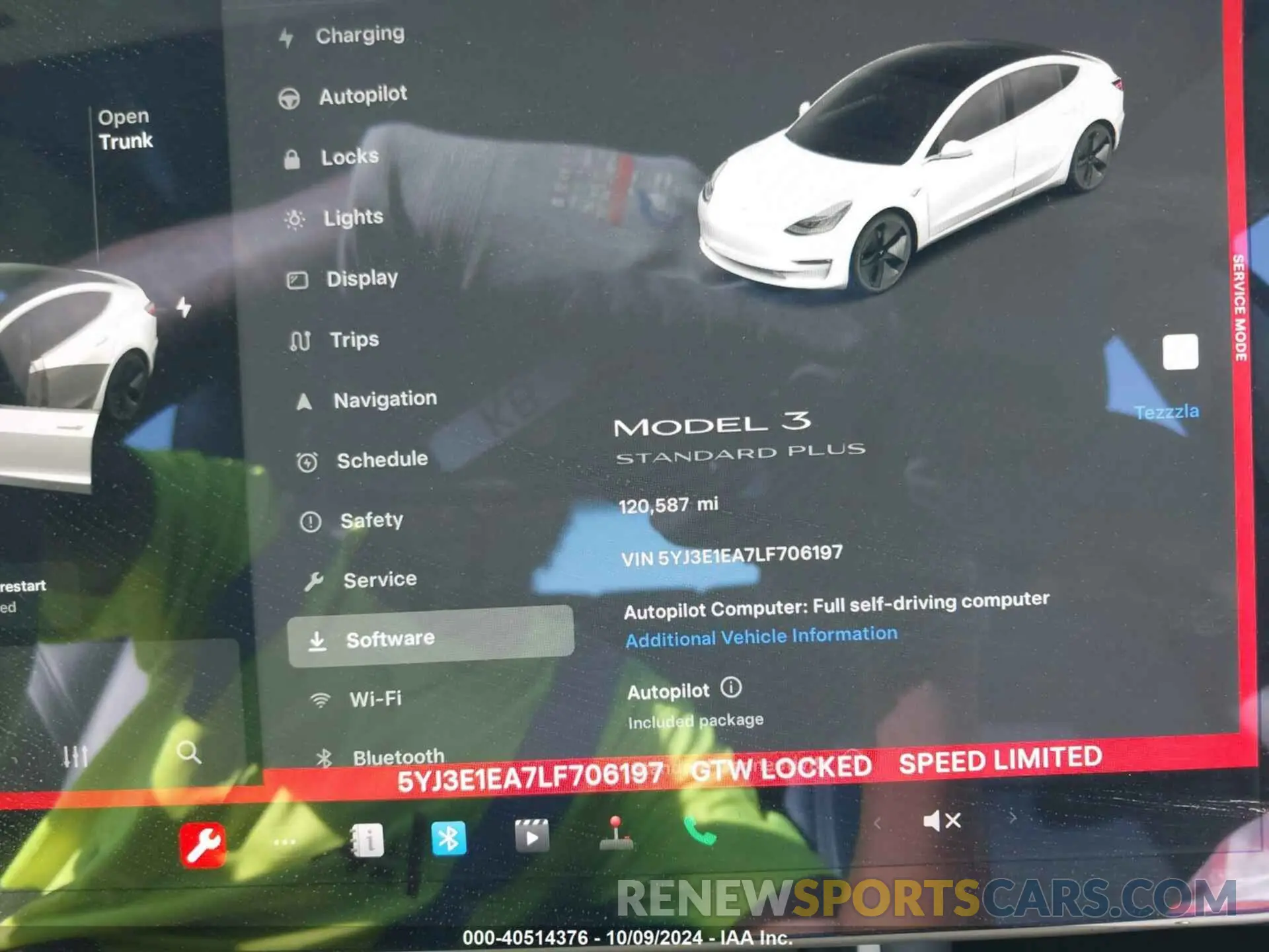7 Фотография поврежденного автомобиля 5YJ3E1EA7LF706197 TESLA MODEL 3 2020