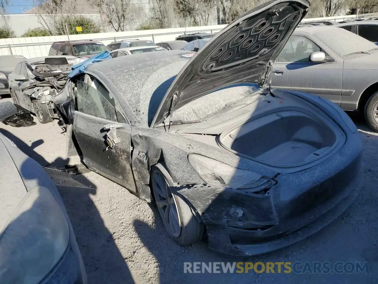 4 Photograph of a damaged car 5YJ3E1EA7LF741189 TESLA MODEL 3 2020