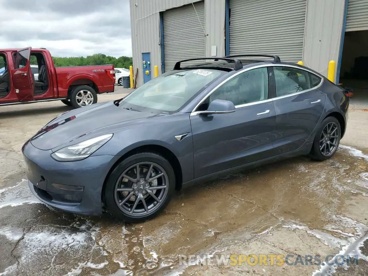 1 Photograph of a damaged car 5YJ3E1EA7LF745601 TESLA MODEL 3 2020
