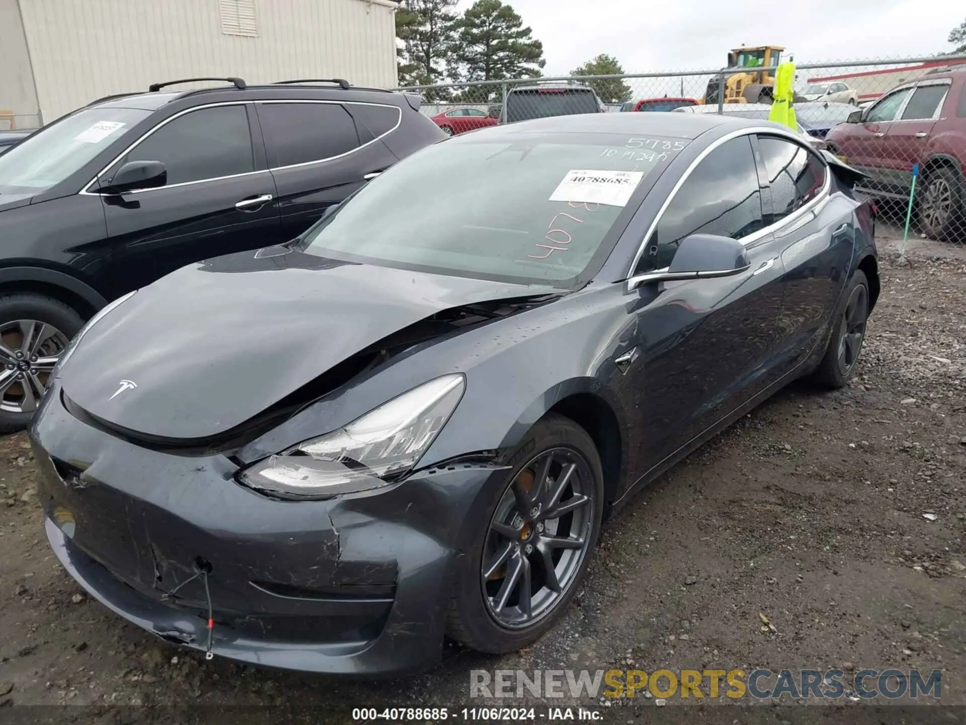 6 Photograph of a damaged car 5YJ3E1EA8LF495785 TESLA MODEL 3 2020