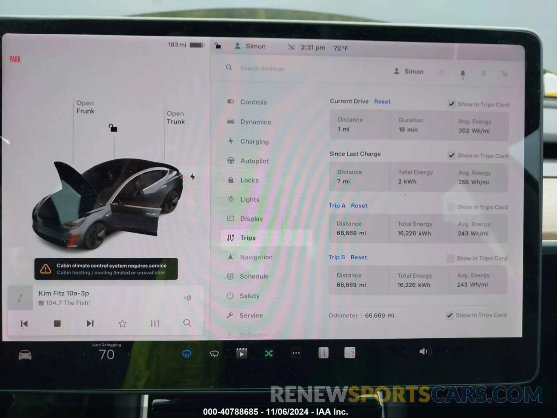 7 Photograph of a damaged car 5YJ3E1EA8LF495785 TESLA MODEL 3 2020