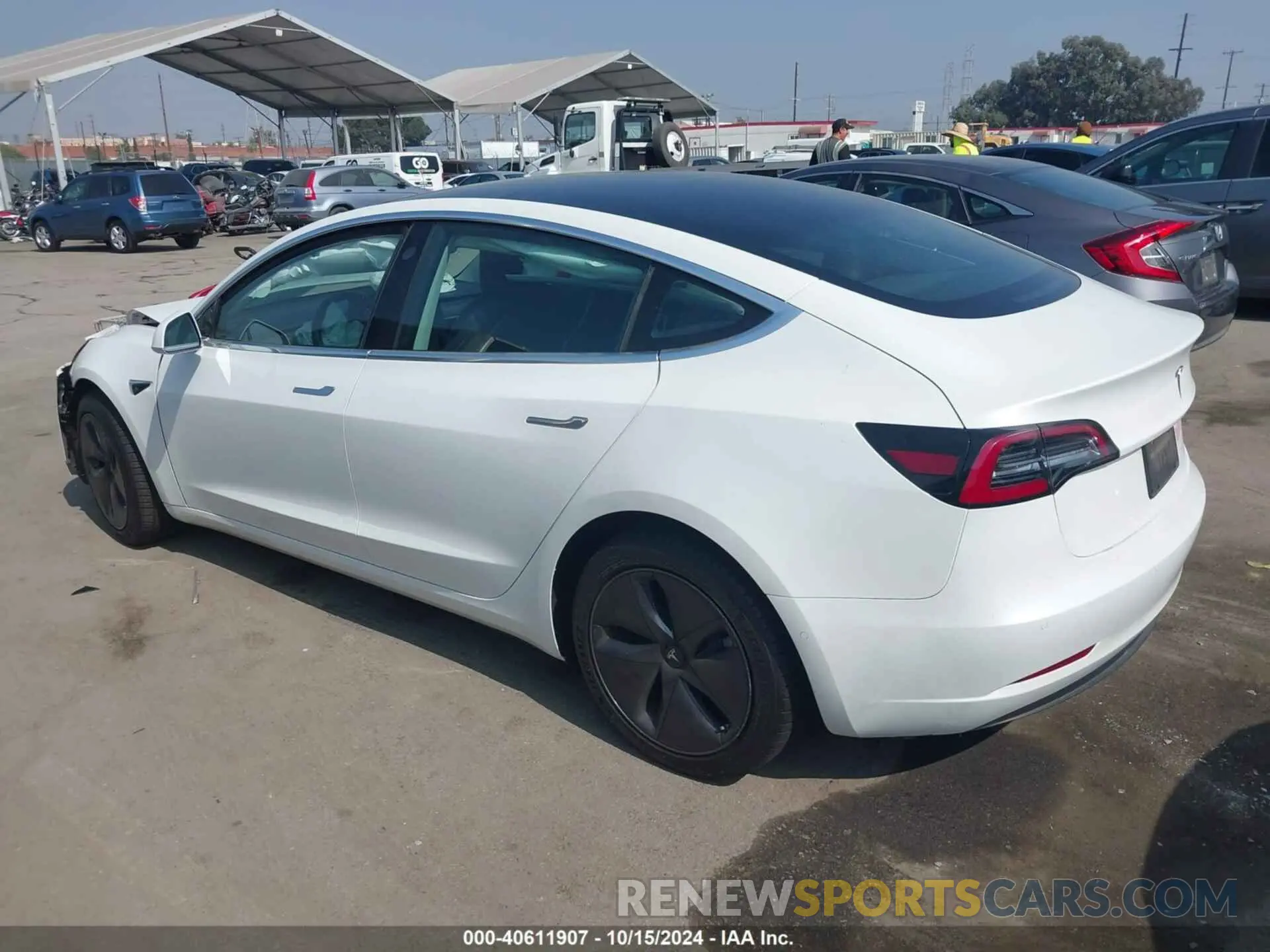 3 Фотография поврежденного автомобиля 5YJ3E1EA8LF613060 TESLA MODEL 3 2020
