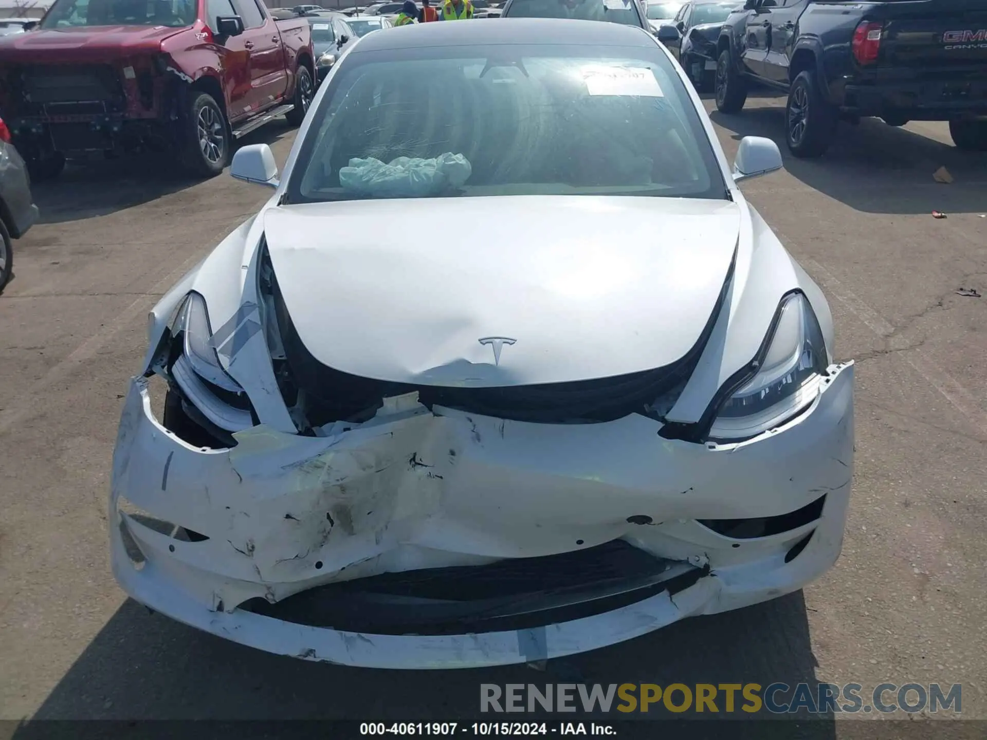 6 Фотография поврежденного автомобиля 5YJ3E1EA8LF613060 TESLA MODEL 3 2020