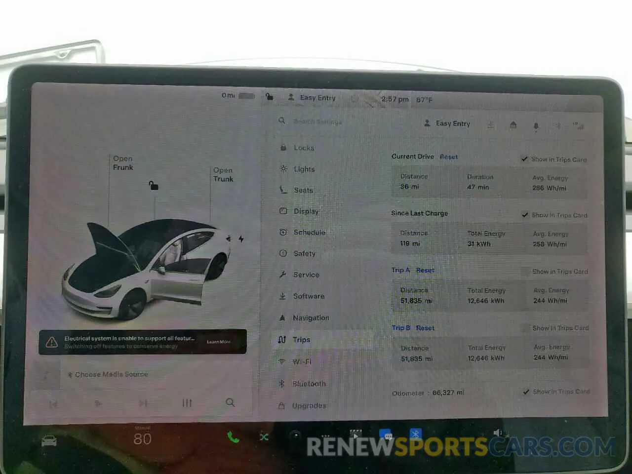 9 Photograph of a damaged car 5YJ3E1EA8LF634720 TESLA MODEL 3 2020