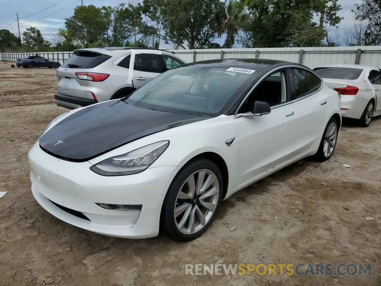 1 Фотография поврежденного автомобиля 5YJ3E1EA8LF645829 TESLA MODEL 3 2020
