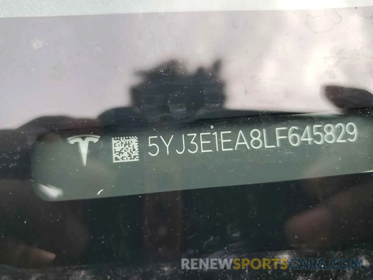 13 Фотография поврежденного автомобиля 5YJ3E1EA8LF645829 TESLA MODEL 3 2020