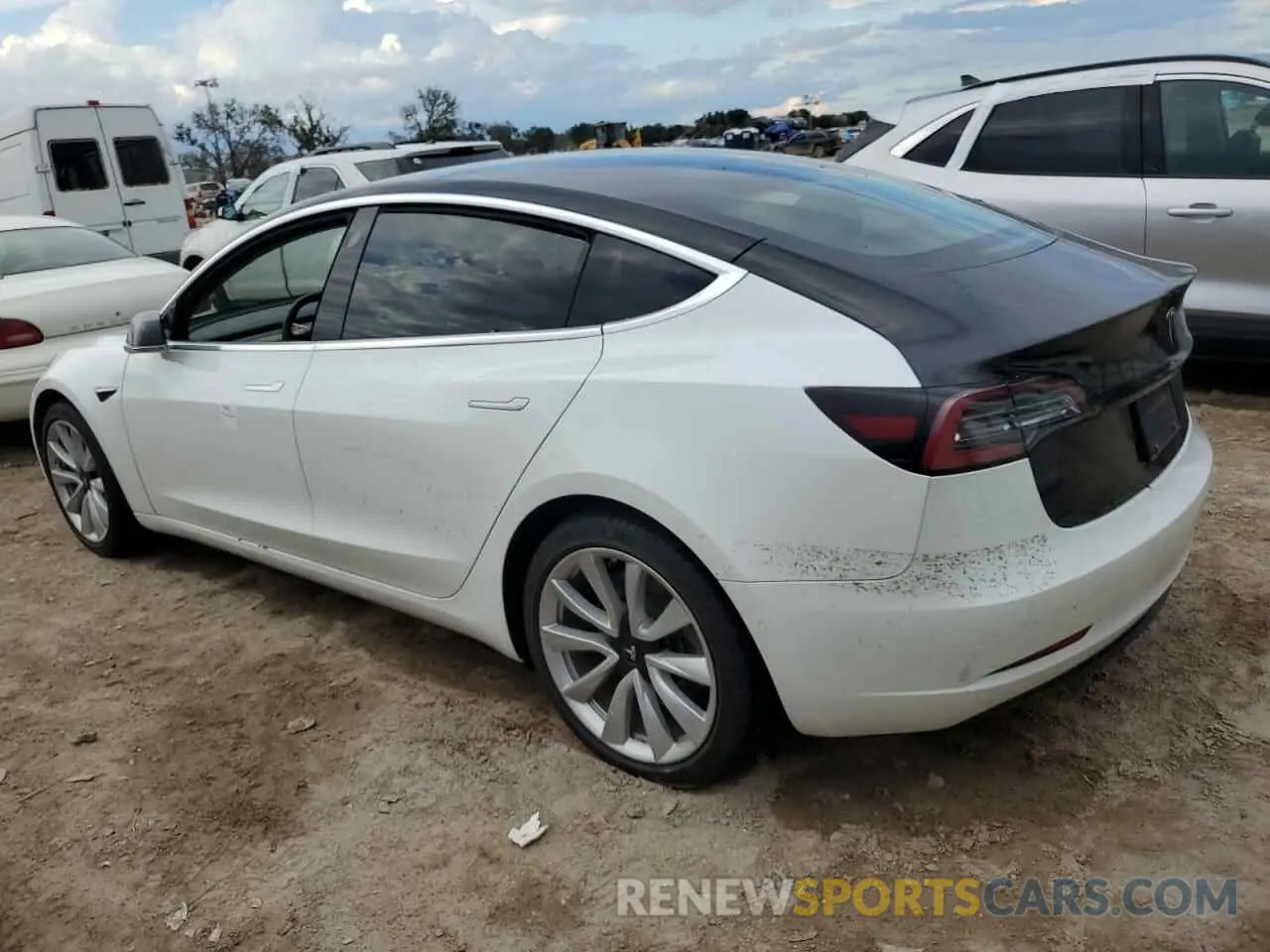 2 Фотография поврежденного автомобиля 5YJ3E1EA8LF645829 TESLA MODEL 3 2020