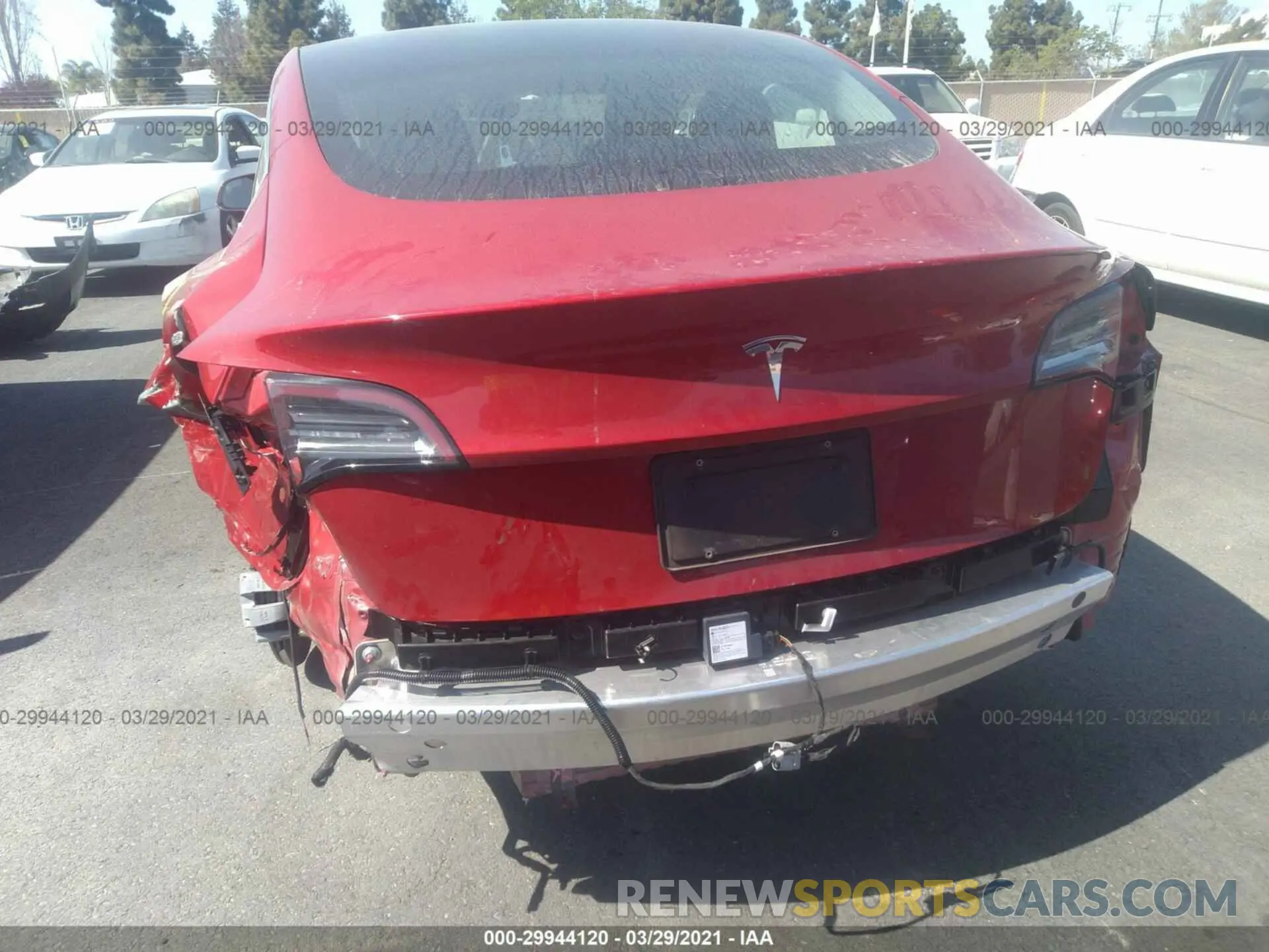 6 Photograph of a damaged car 5YJ3E1EA8LF658287 TESLA MODEL 3 2020