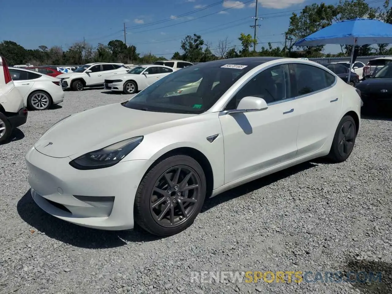 1 Photograph of a damaged car 5YJ3E1EA8LF659083 TESLA MODEL 3 2020