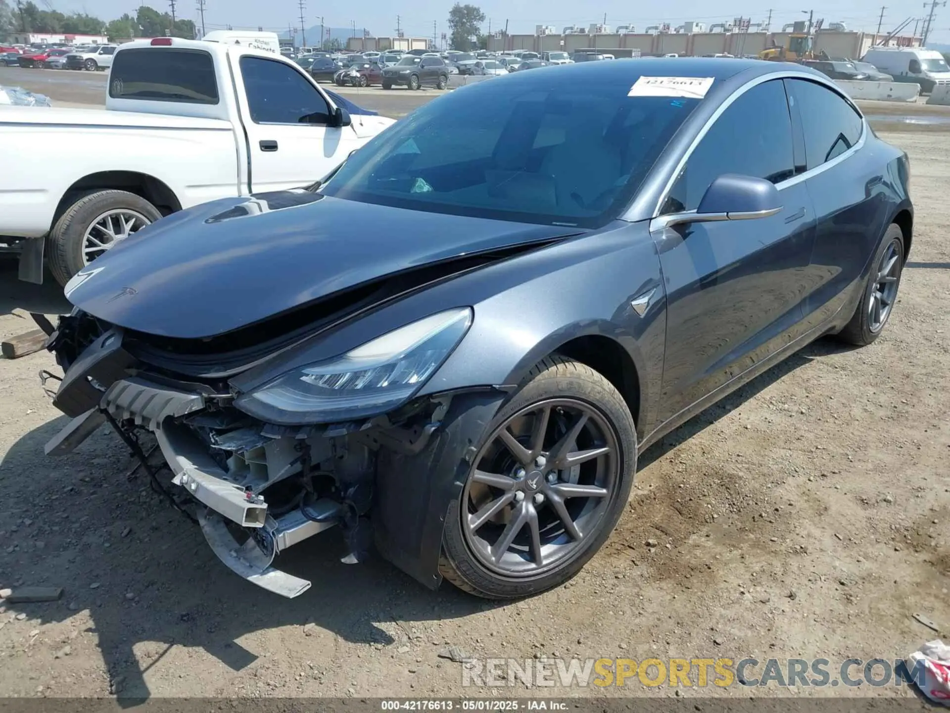 2 Фотография поврежденного автомобиля 5YJ3E1EA8LF662212 TESLA MODEL 3 2020