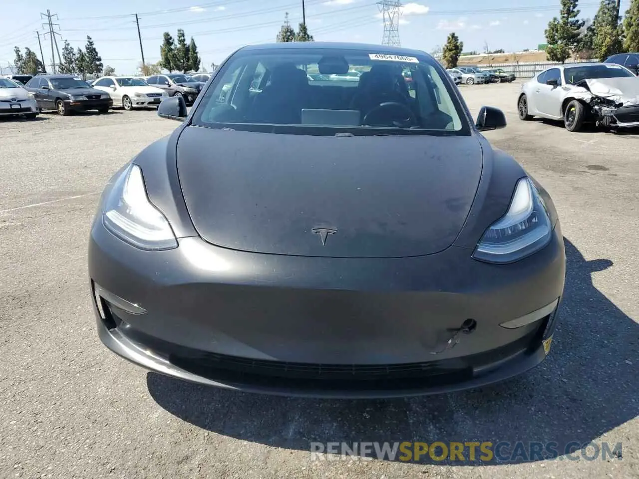 5 Photograph of a damaged car 5YJ3E1EA8LF704605 TESLA MODEL 3 2020