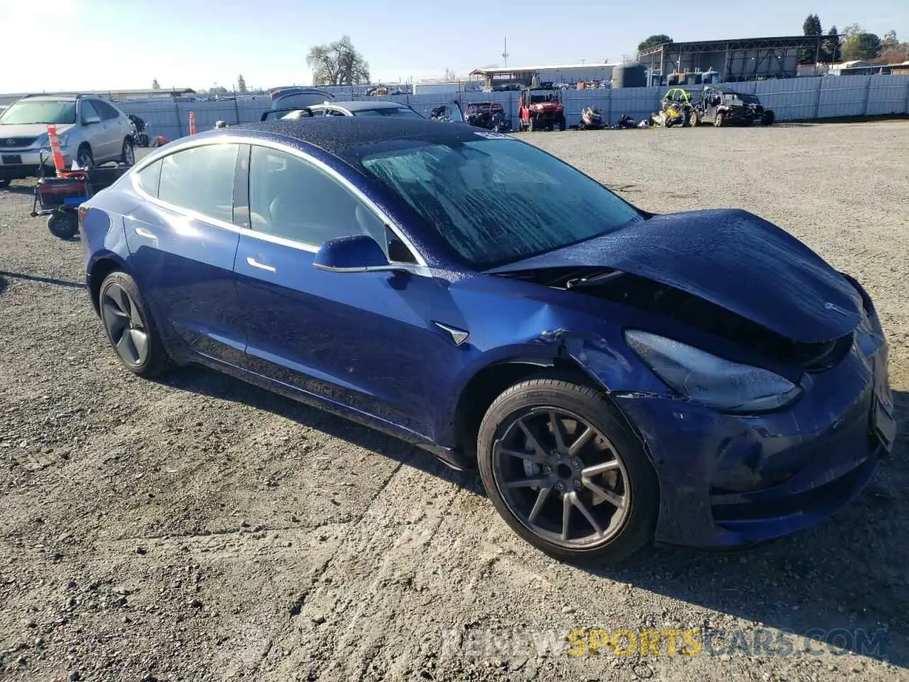 4 Фотография поврежденного автомобиля 5YJ3E1EA8LF705995 TESLA MODEL 3 2020