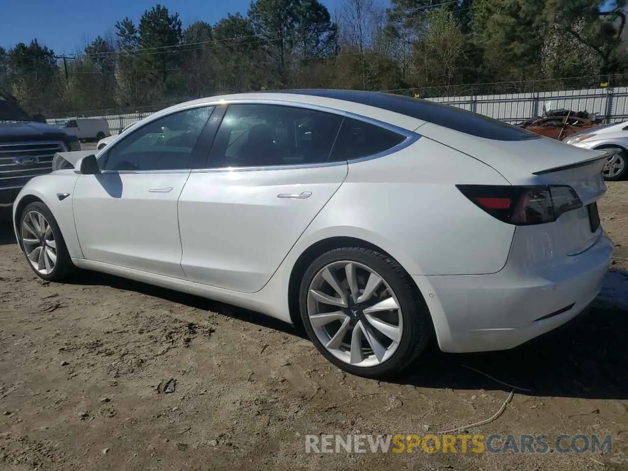 2 Photograph of a damaged car 5YJ3E1EA8LF743856 TESLA MODEL 3 2020