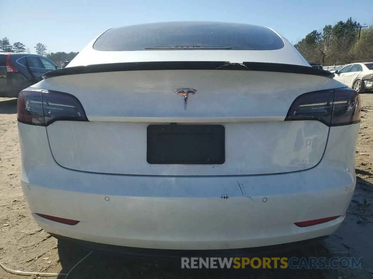 6 Photograph of a damaged car 5YJ3E1EA8LF743856 TESLA MODEL 3 2020