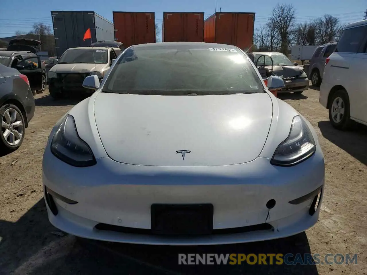5 Photograph of a damaged car 5YJ3E1EA8LF743985 TESLA MODEL 3 2020