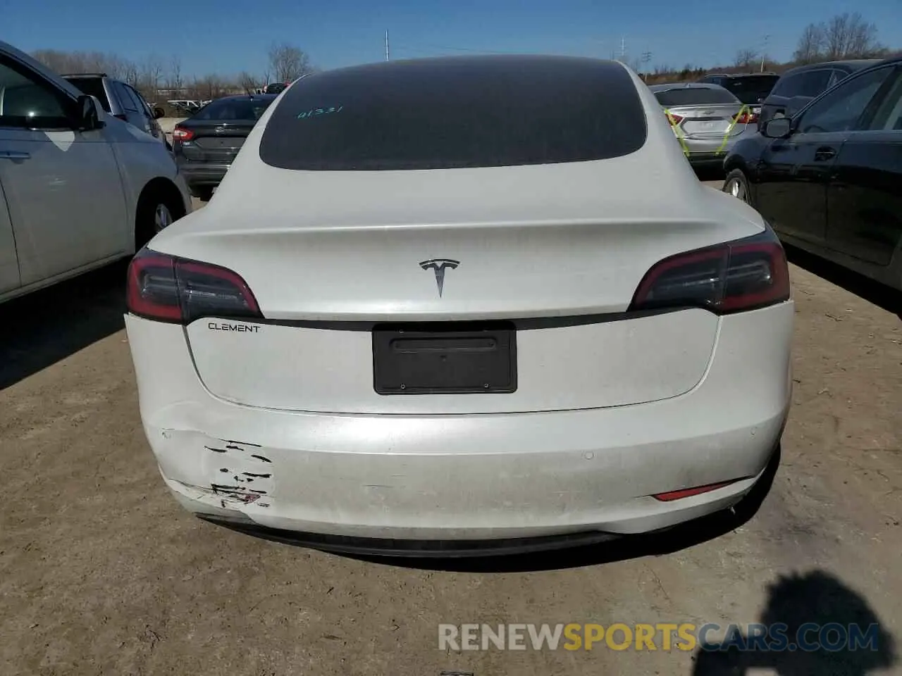 6 Photograph of a damaged car 5YJ3E1EA8LF743985 TESLA MODEL 3 2020