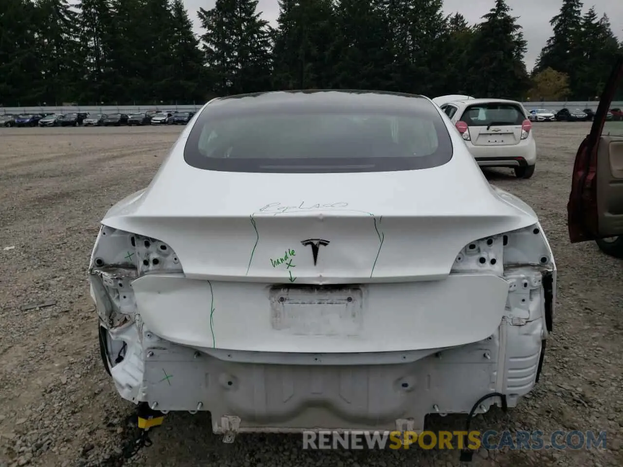 6 Фотография поврежденного автомобиля 5YJ3E1EA9LF504896 TESLA MODEL 3 2020