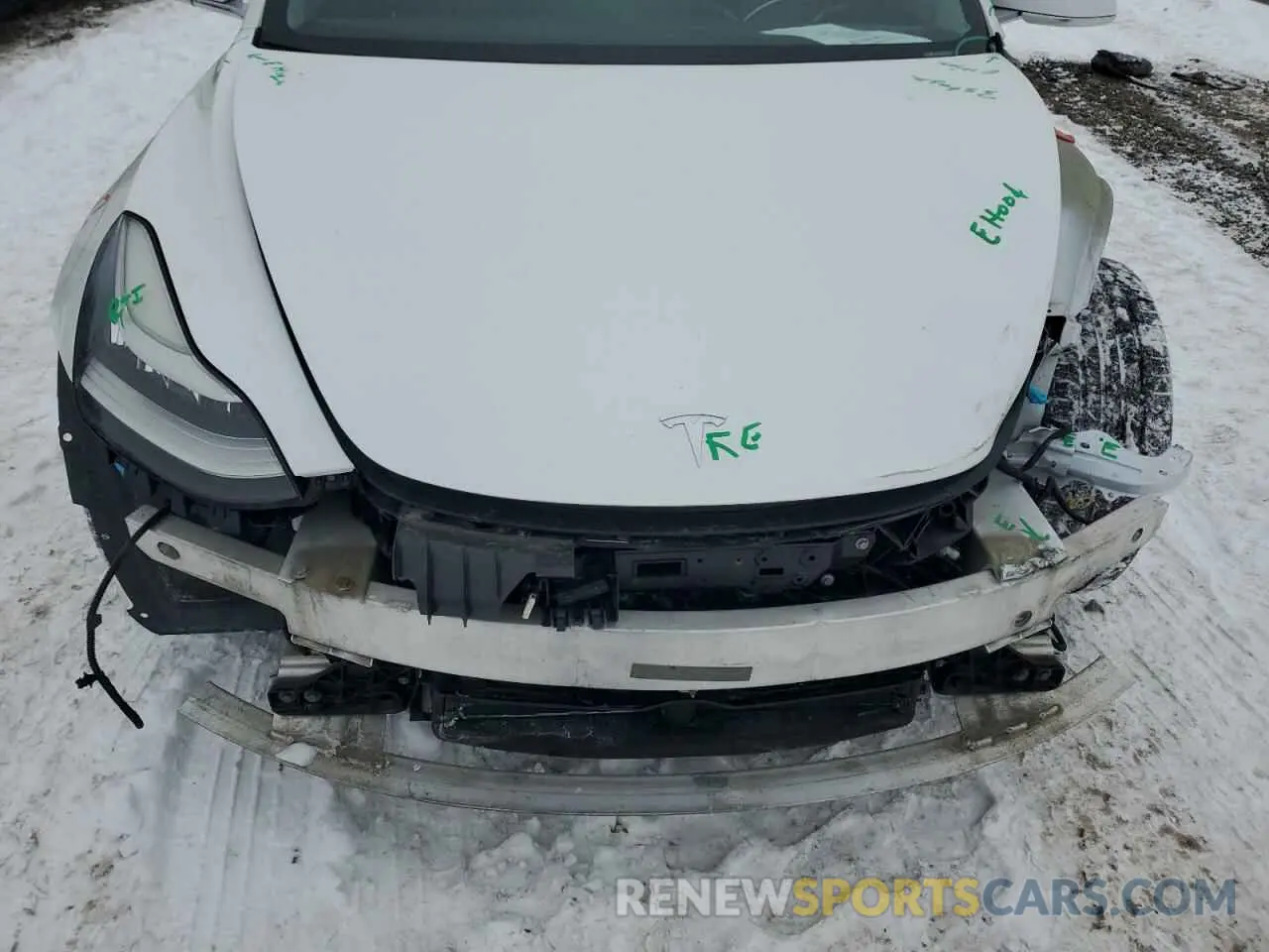 11 Фотография поврежденного автомобиля 5YJ3E1EA9LF613181 TESLA MODEL 3 2020