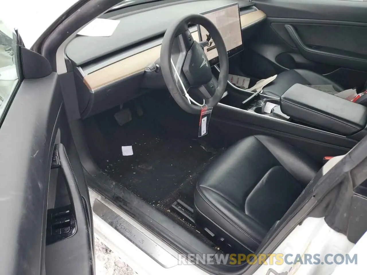 8 Фотография поврежденного автомобиля 5YJ3E1EA9LF613181 TESLA MODEL 3 2020