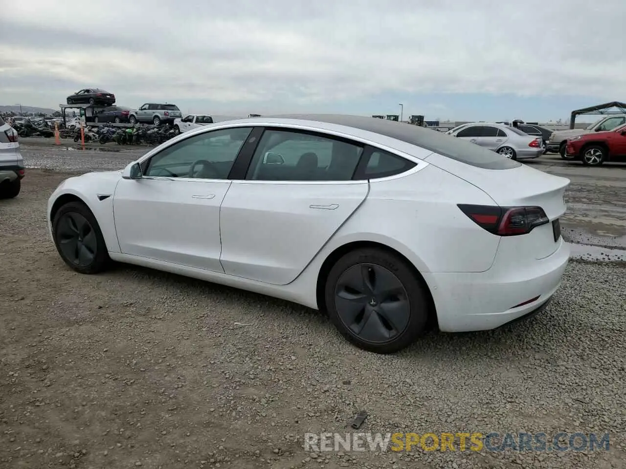 2 Photograph of a damaged car 5YJ3E1EA9LF645032 TESLA MODEL 3 2020