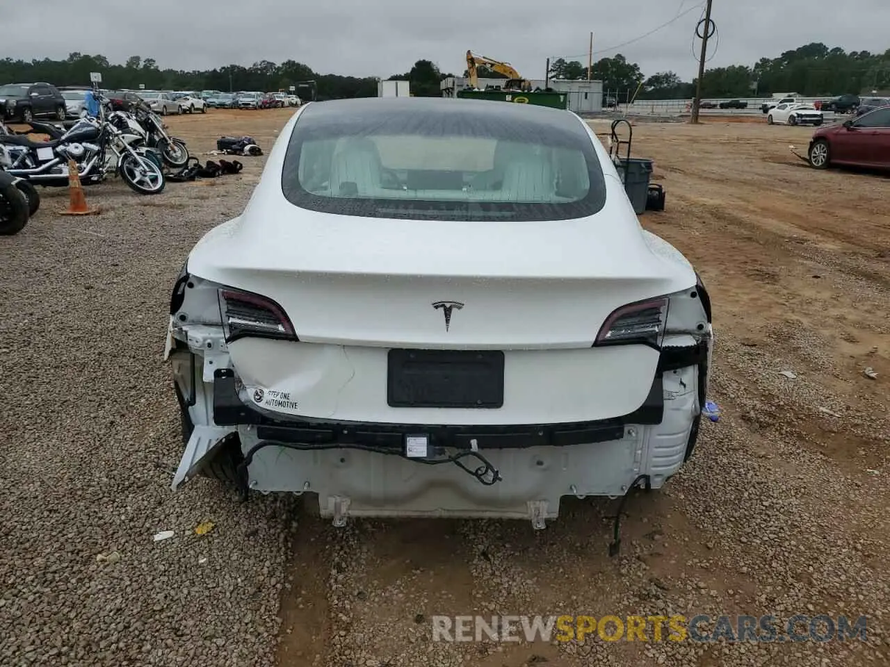 6 Photograph of a damaged car 5YJ3E1EA9LF703673 TESLA MODEL 3 2020