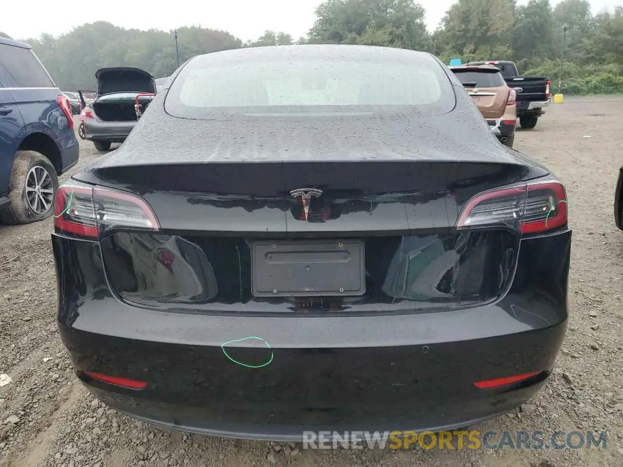 6 Photograph of a damaged car 5YJ3E1EA9LF704466 TESLA MODEL 3 2020