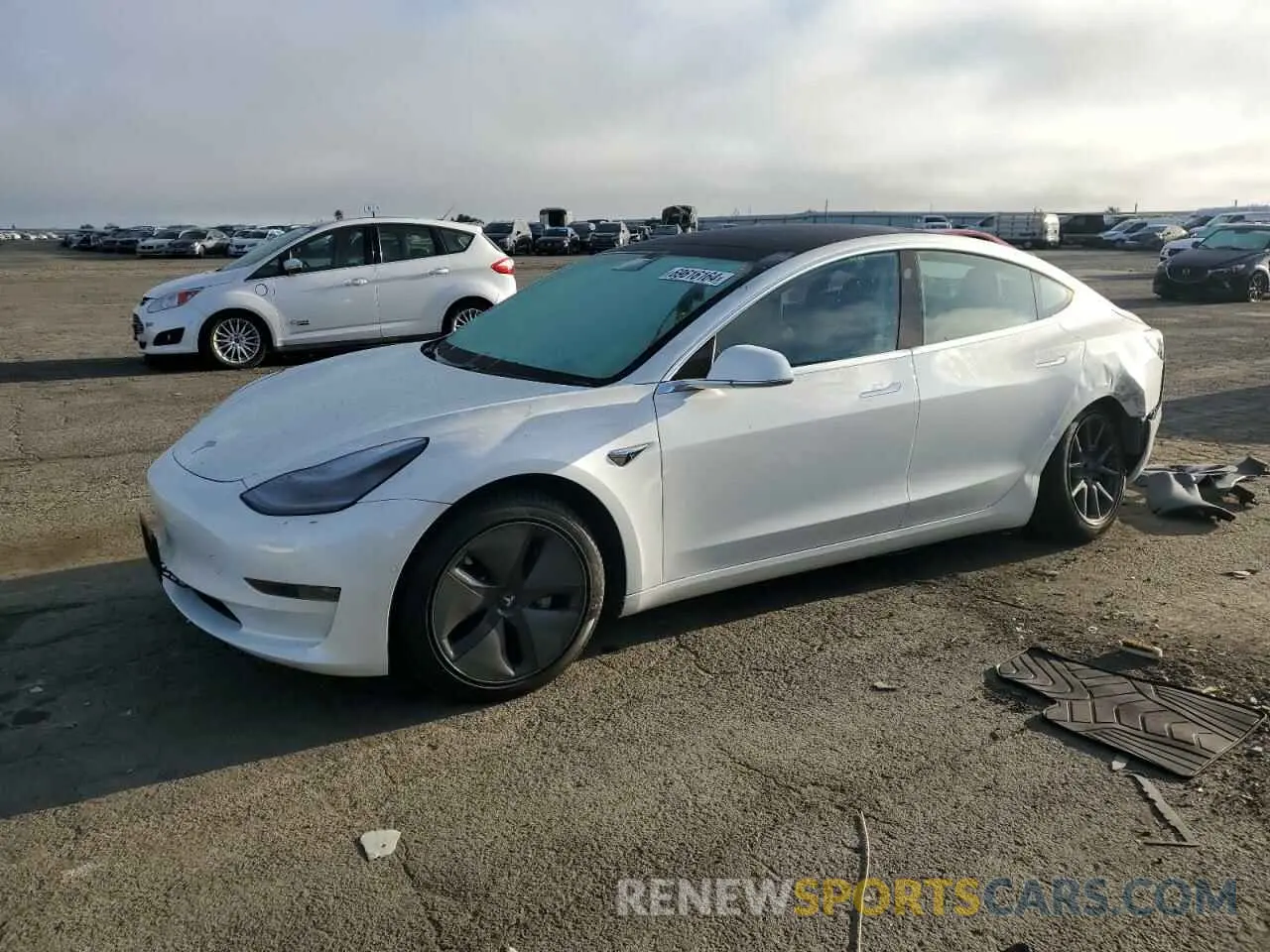 1 Фотография поврежденного автомобиля 5YJ3E1EA9LF706573 TESLA MODEL 3 2020