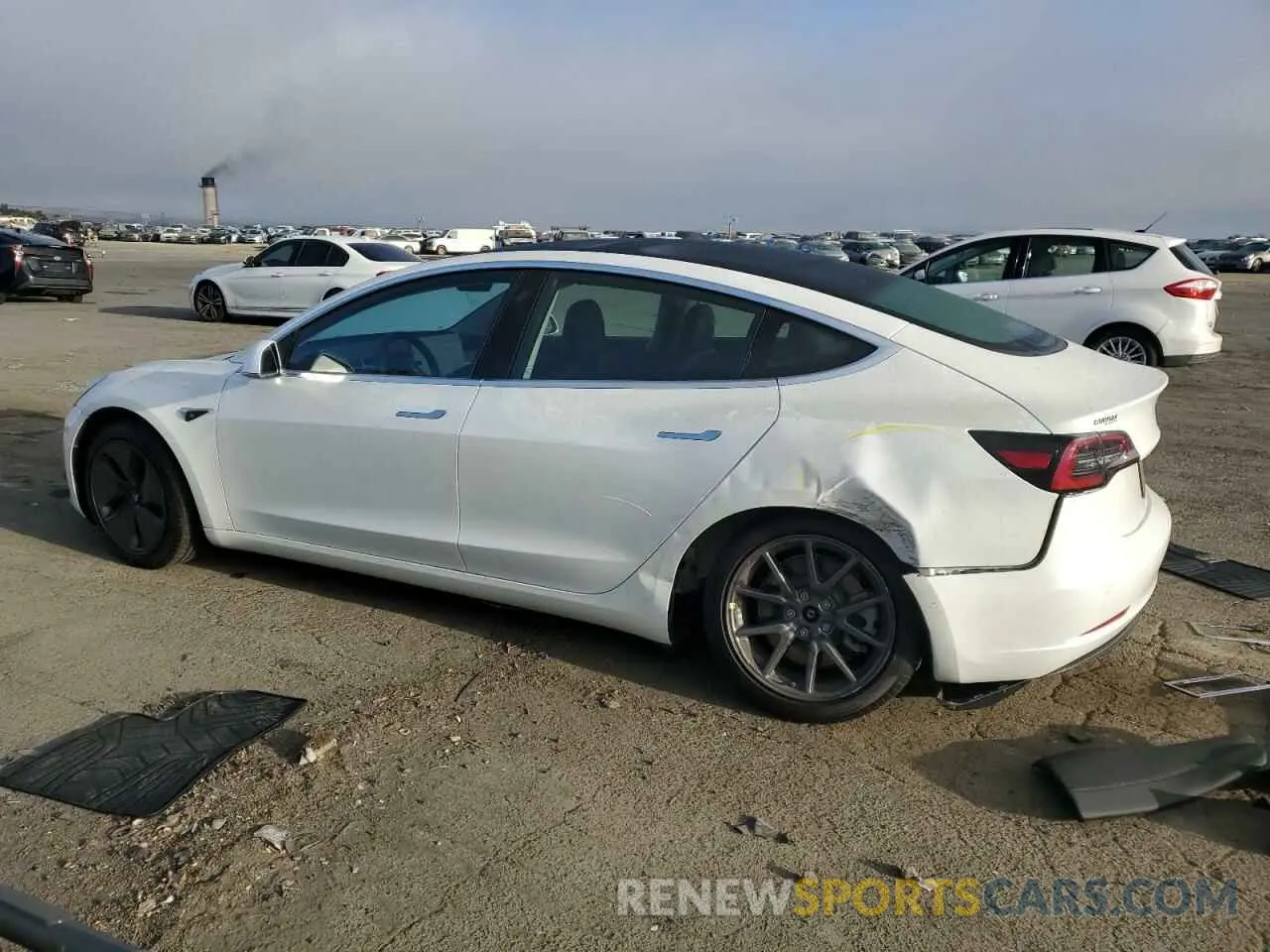 2 Фотография поврежденного автомобиля 5YJ3E1EA9LF706573 TESLA MODEL 3 2020