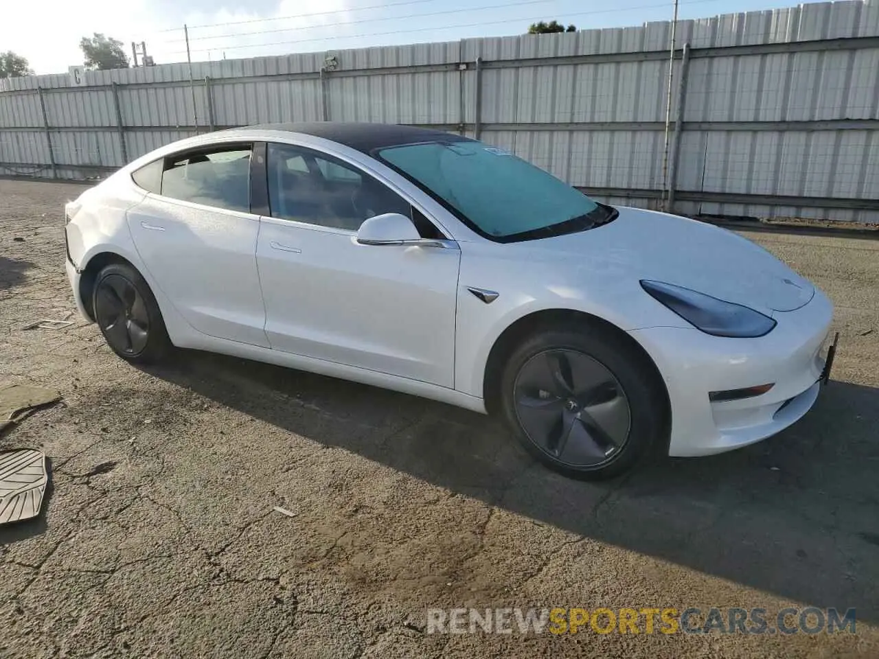 4 Фотография поврежденного автомобиля 5YJ3E1EA9LF706573 TESLA MODEL 3 2020