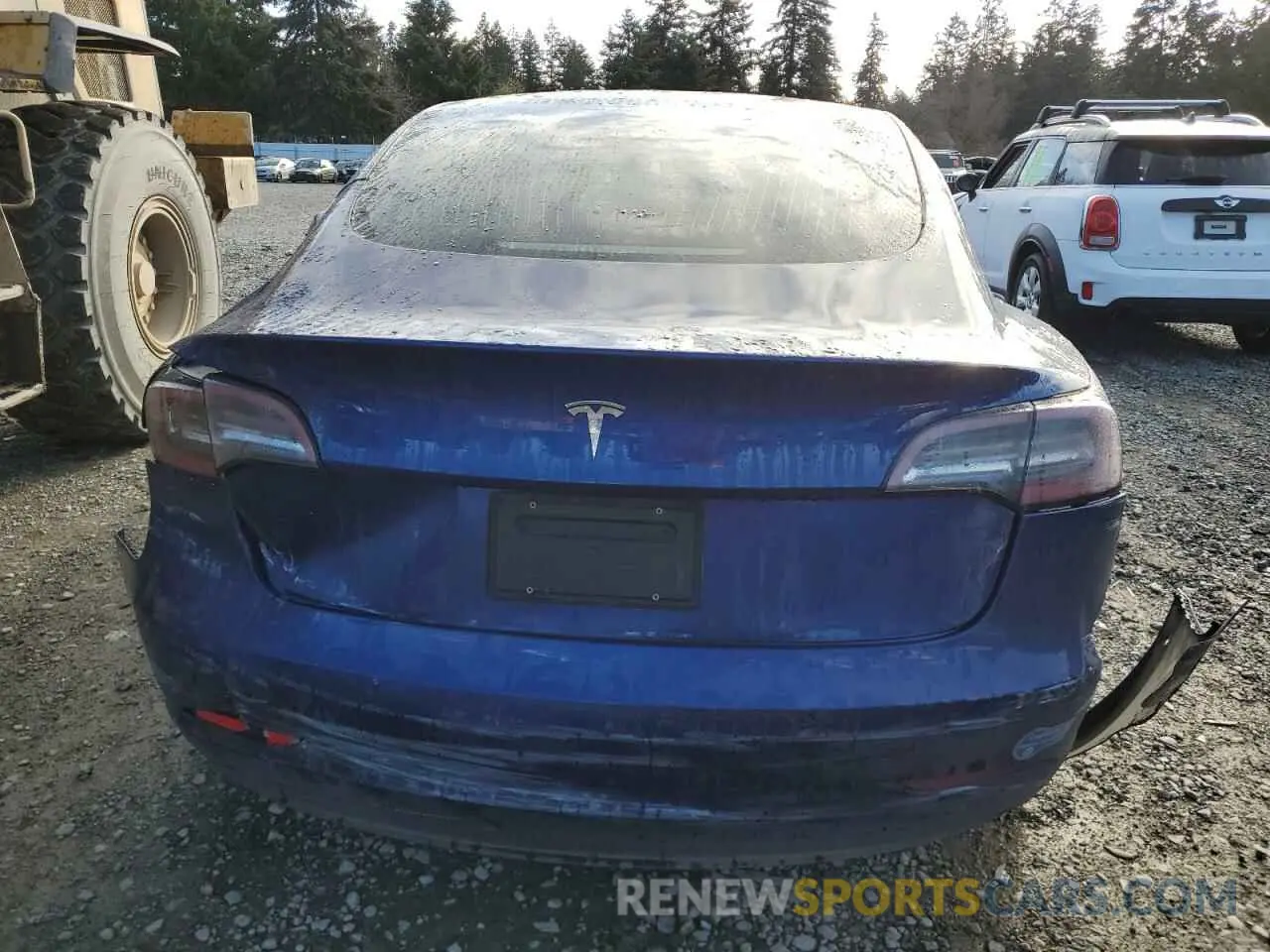 6 Фотография поврежденного автомобиля 5YJ3E1EA9LF706668 TESLA MODEL 3 2020