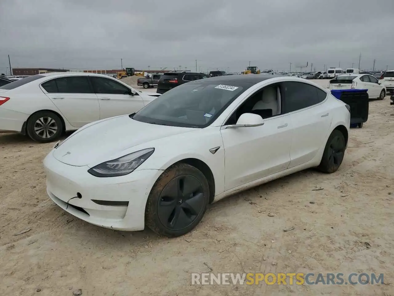 1 Фотография поврежденного автомобиля 5YJ3E1EA9LF709943 TESLA MODEL 3 2020