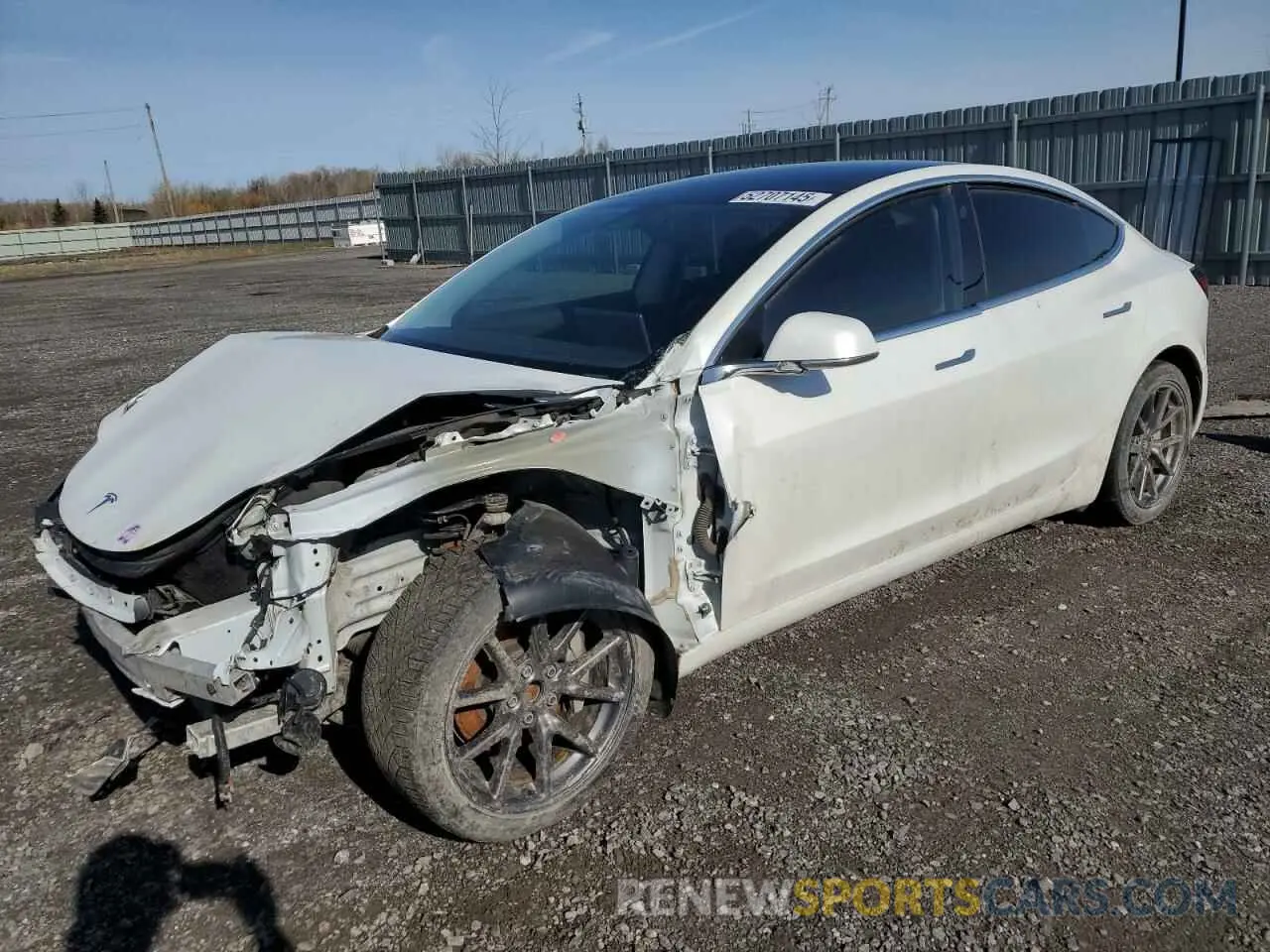 1 Фотография поврежденного автомобиля 5YJ3E1EA9LF718478 TESLA MODEL 3 2020
