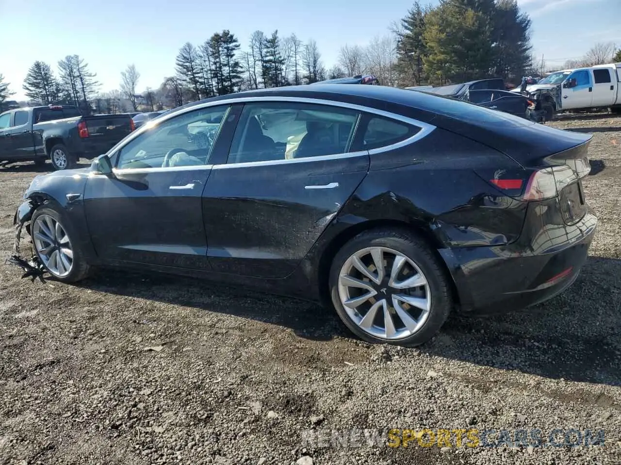 2 Фотография поврежденного автомобиля 5YJ3E1EA9LF797568 TESLA MODEL 3 2020