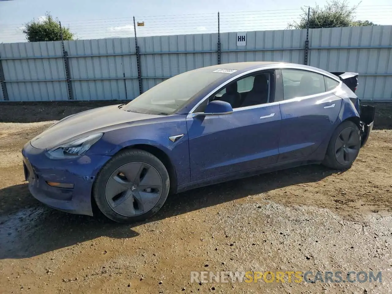 1 Photograph of a damaged car 5YJ3E1EA9LF805670 TESLA MODEL 3 2020