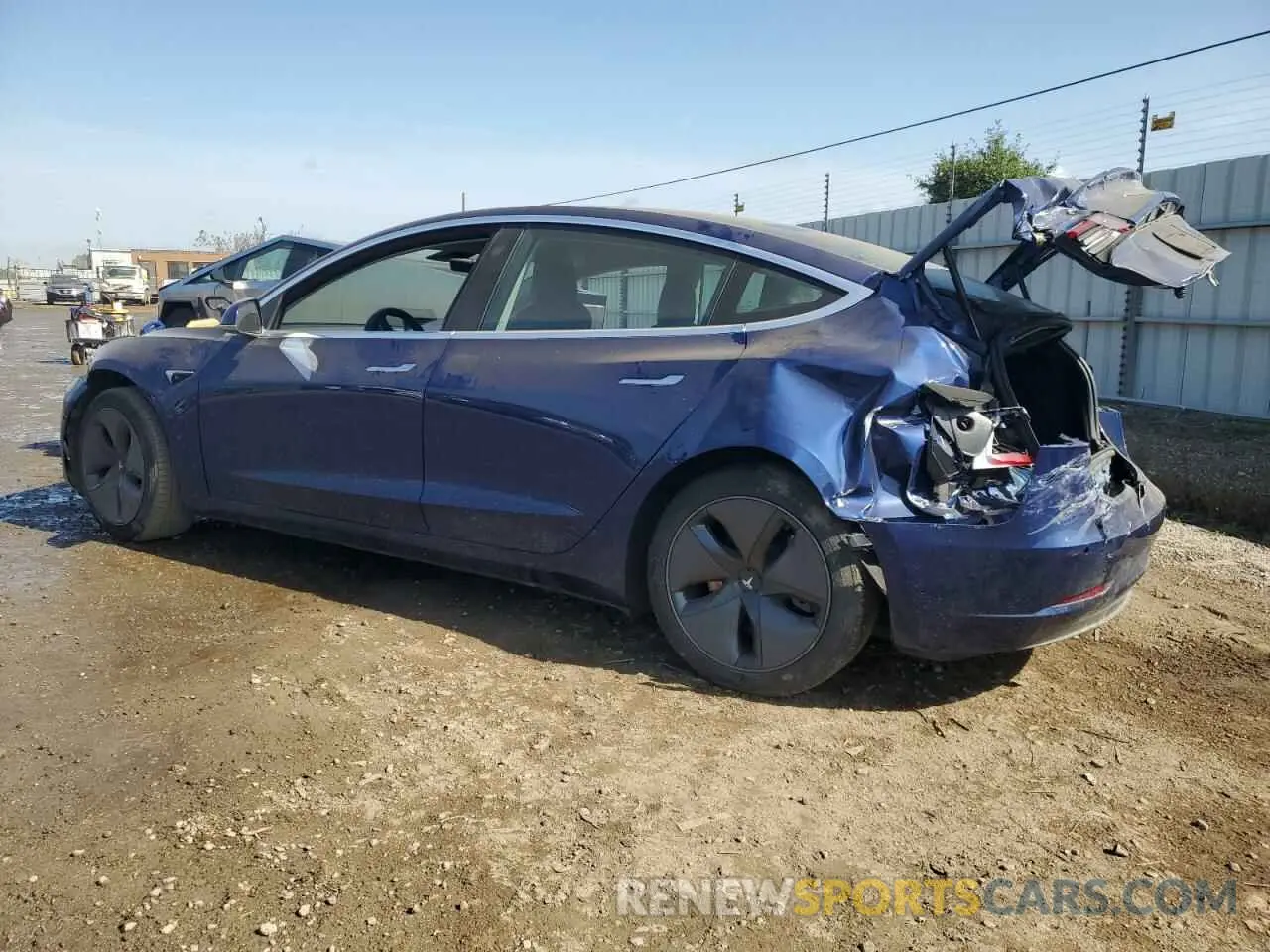 2 Photograph of a damaged car 5YJ3E1EA9LF805670 TESLA MODEL 3 2020