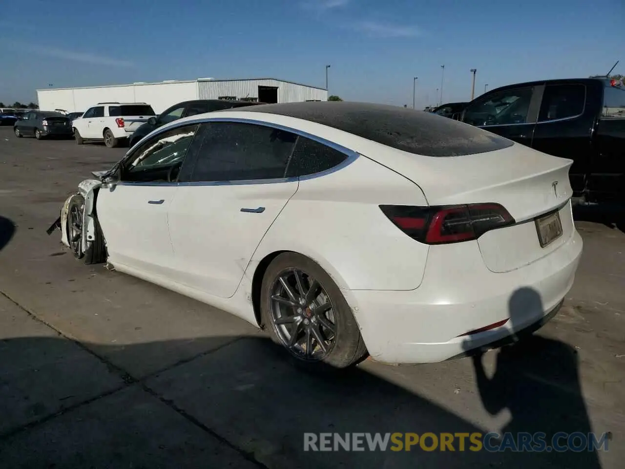 2 Photograph of a damaged car 5YJ3E1EA9LF807466 TESLA MODEL 3 2020