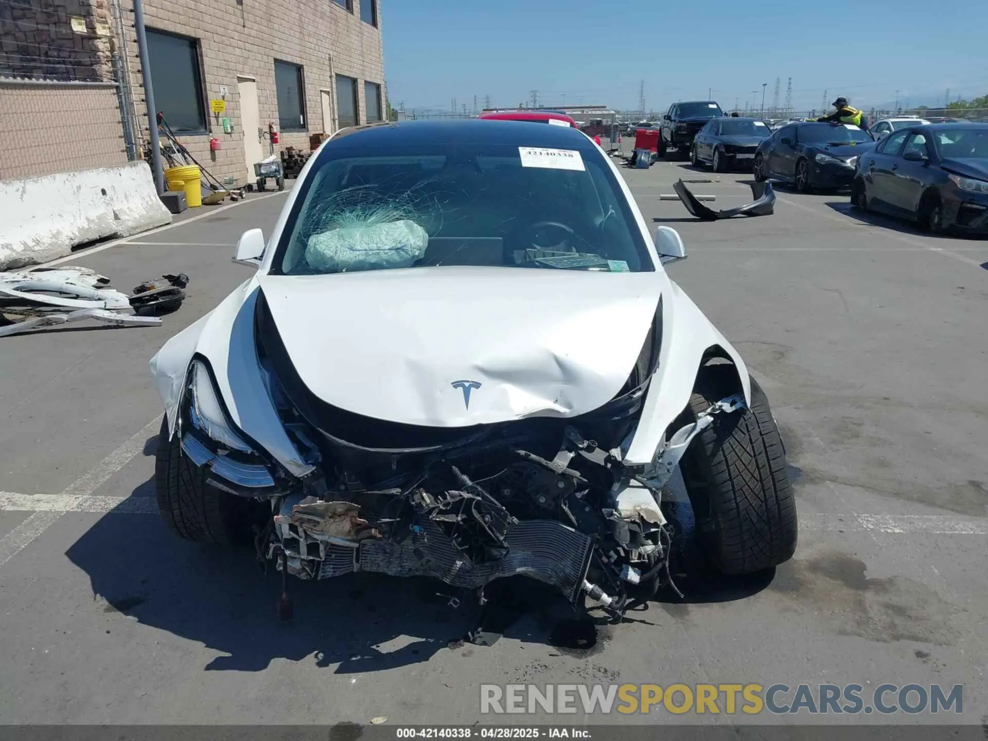 12 Photograph of a damaged car 5YJ3E1EAXLF590591 TESLA MODEL 3 2020