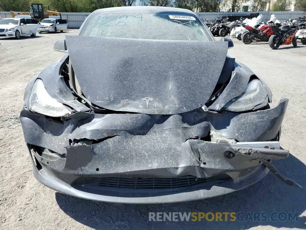 5 Photograph of a damaged car 5YJ3E1EAXLF591112 TESLA MODEL 3 2020