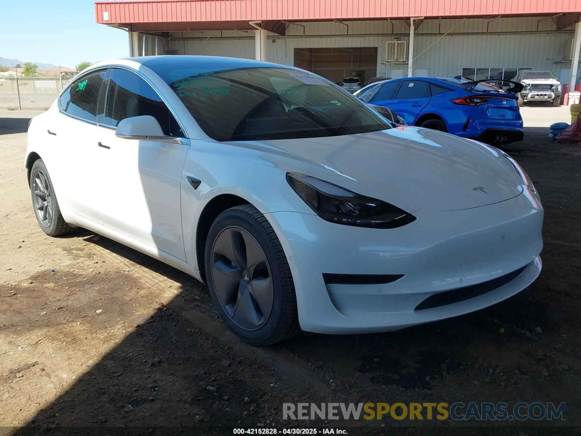 1 Photograph of a damaged car 5YJ3E1EAXLF598061 TESLA MODEL 3 2020