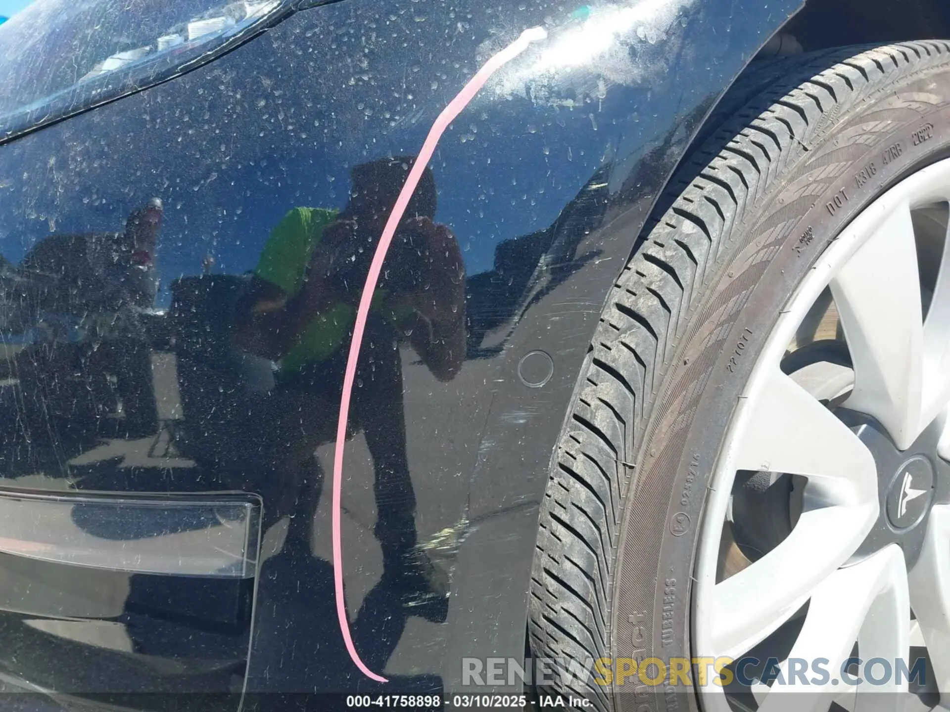 21 Photograph of a damaged car 5YJ3E1EAXLF614002 TESLA MODEL 3 2020