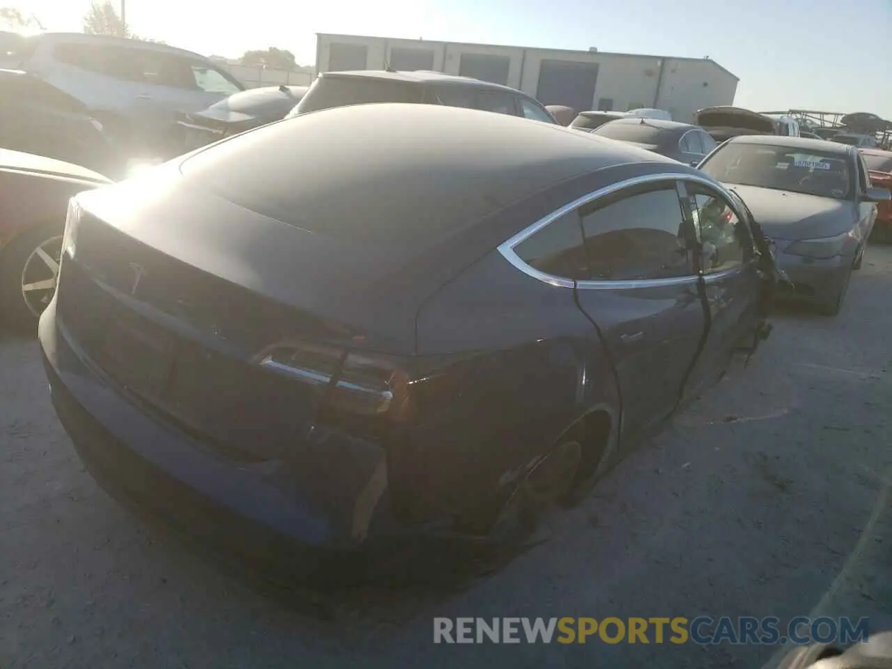 4 Photograph of a damaged car 5YJ3E1EAXLF644696 TESLA MODEL 3 2020