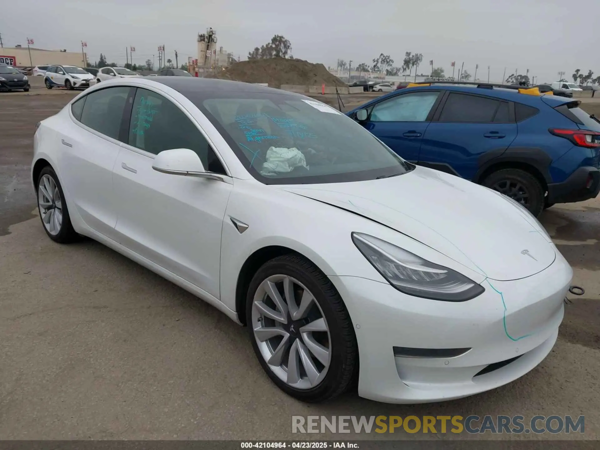1 Фотография поврежденного автомобиля 5YJ3E1EAXLF806438 TESLA MODEL 3 2020