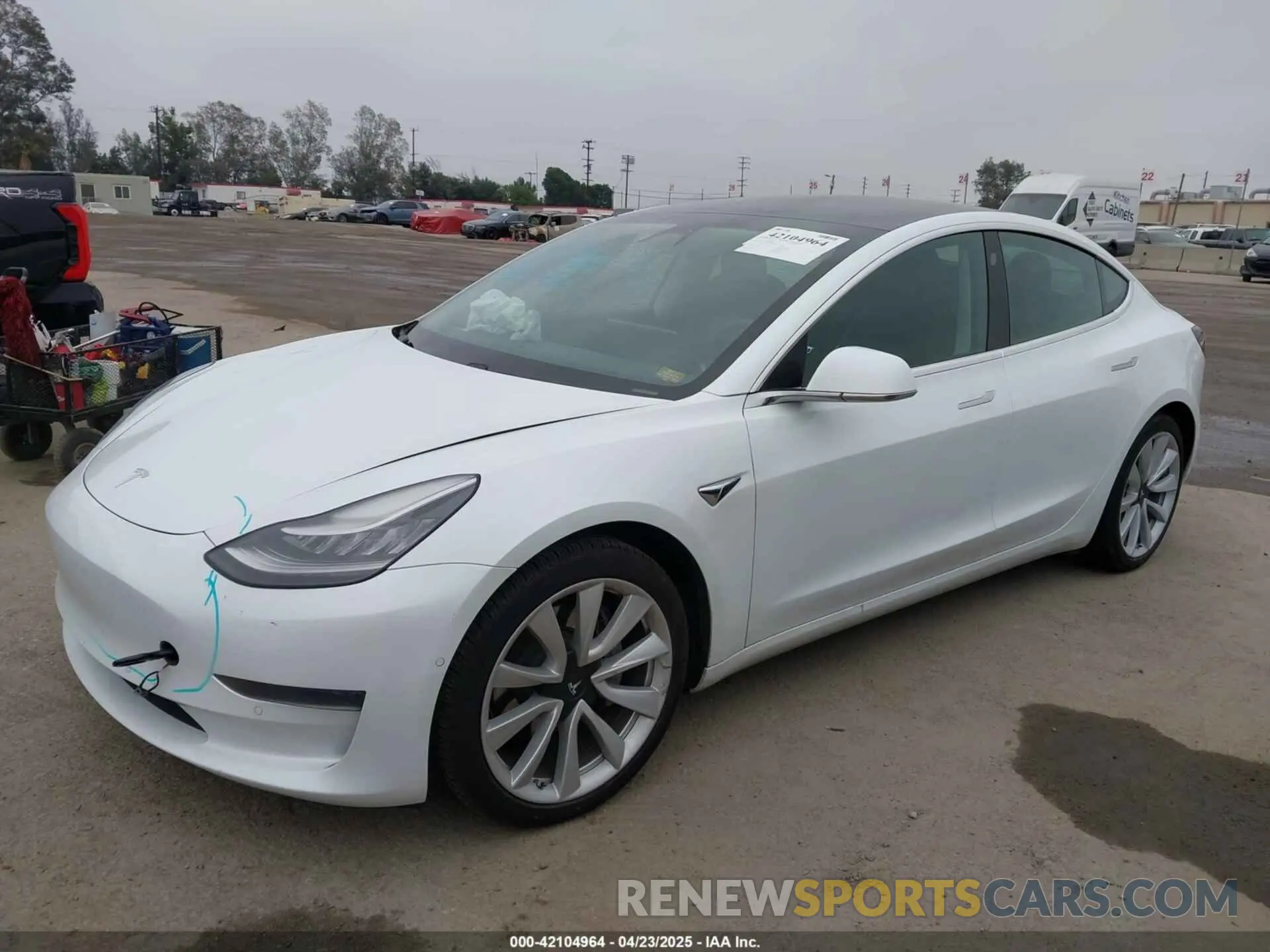 2 Фотография поврежденного автомобиля 5YJ3E1EAXLF806438 TESLA MODEL 3 2020