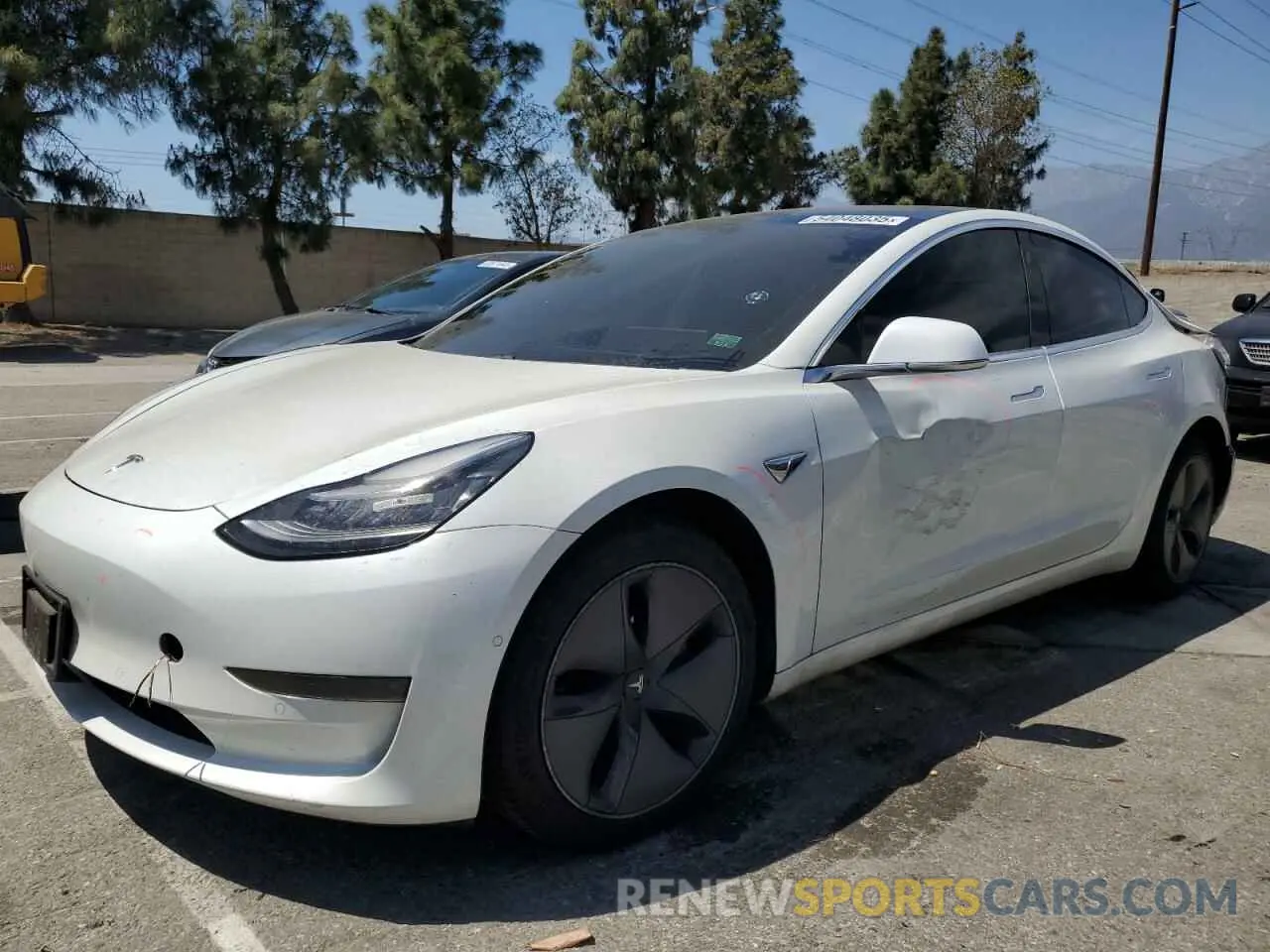 1 Фотография поврежденного автомобиля 5YJ3E1EAXLF807556 TESLA MODEL 3 2020