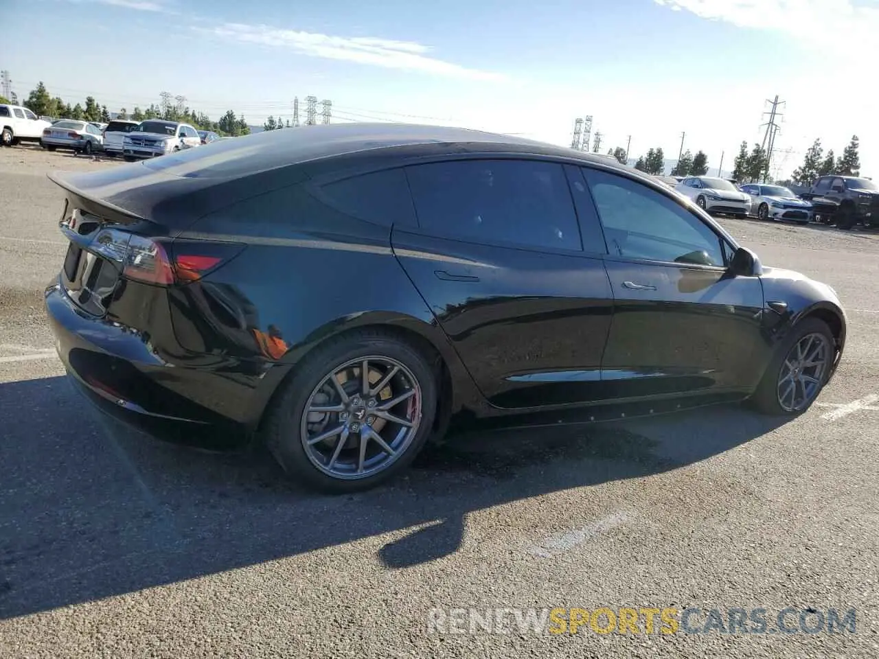 3 Photograph of a damaged car 5YJ3E1EB0LF600134 TESLA MODEL 3 2020