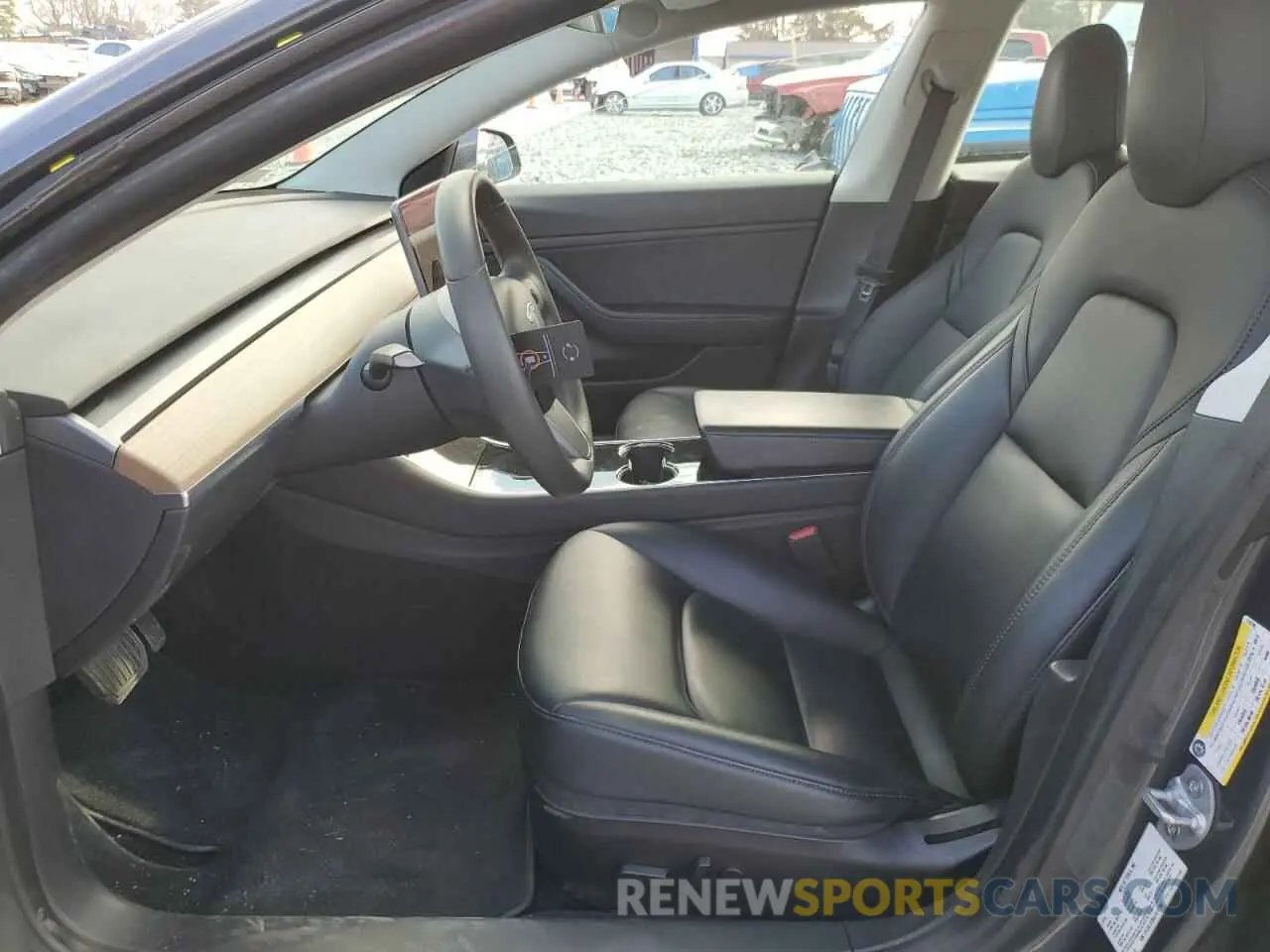 7 Photograph of a damaged car 5YJ3E1EB0LF616706 TESLA MODEL 3 2020
