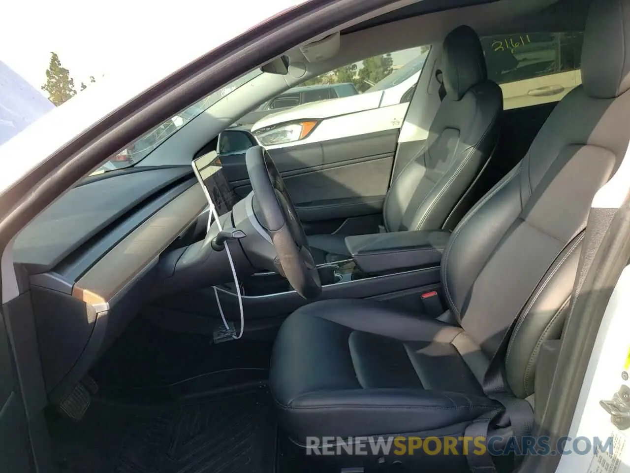 7 Photograph of a damaged car 5YJ3E1EB0LF628421 TESLA MODEL 3 2020