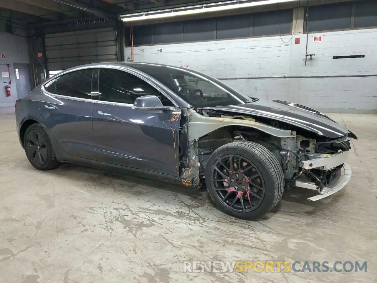 4 Photograph of a damaged car 5YJ3E1EB0LF640052 TESLA MODEL 3 2020