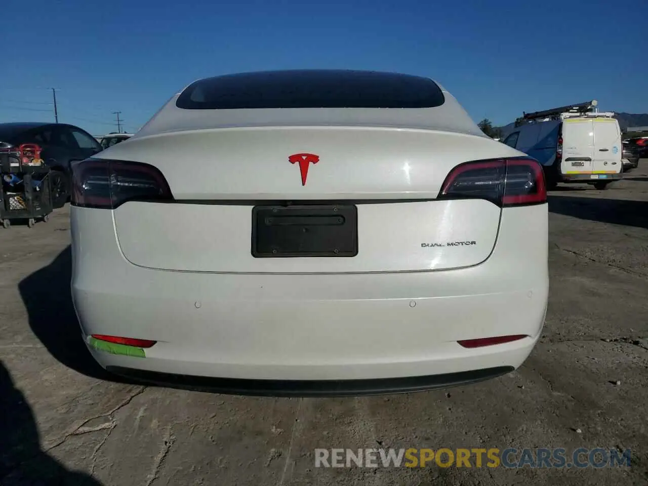 6 Photograph of a damaged car 5YJ3E1EB0LF665887 TESLA MODEL 3 2020