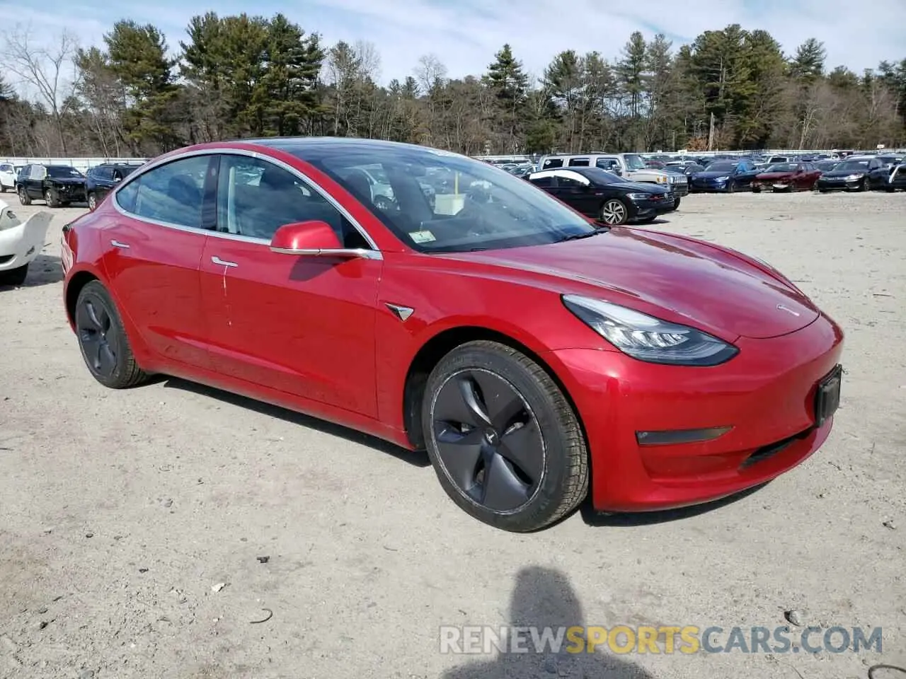 4 Photograph of a damaged car 5YJ3E1EB0LF735078 TESLA MODEL 3 2020